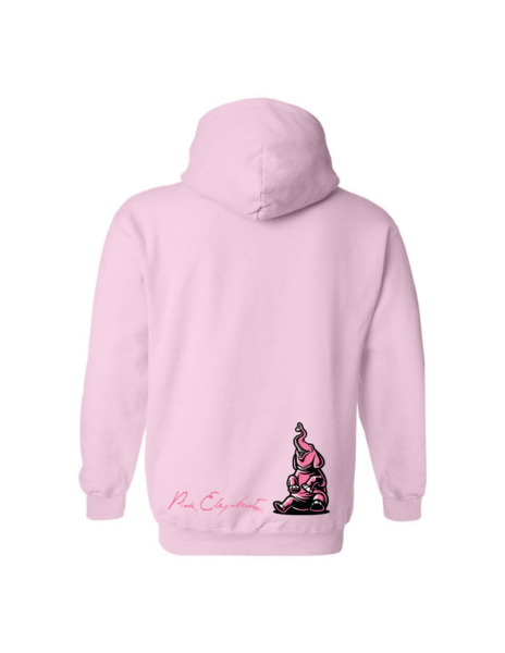 Men's pink hoodie – Pink Elephant Brand